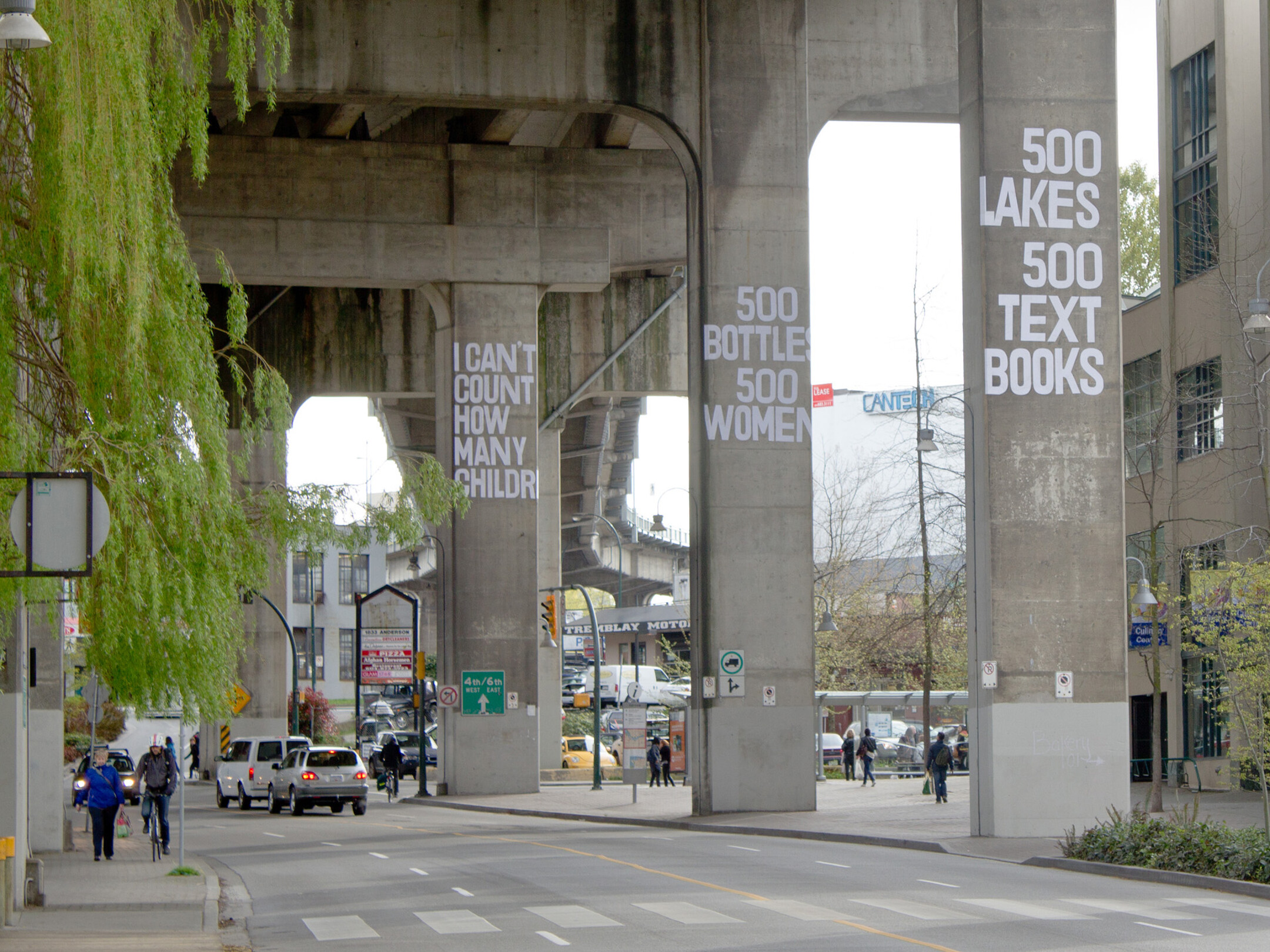 Typographic public art installation